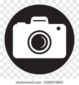 Camera icon set. Photo camera icon. Camera photography icon Design. Black, white and Blue colors. EPS 10