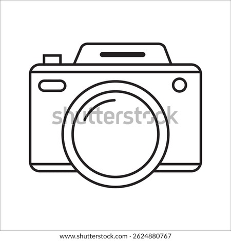 Camera icon set. photo camera icon. camera photography icon. on white background