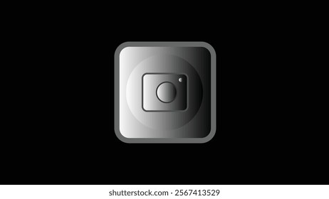 Camera icon set camera photo snapshot capture photograph on black background.