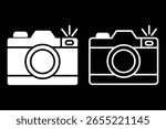 camera icon set. camera photo icon symbol, snapshot sign. camera photography icon. EPS 10