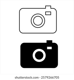 Camera Icon Set. Photo Camera Icon. Camera Symbol. Camera icon vector. illustration