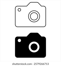 Camera Icon Set. Photo Camera Icon. Camera Symbol. Camera icon vector. illustration