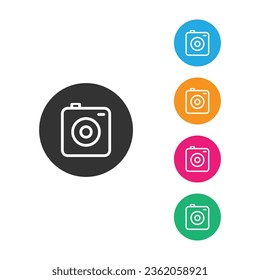 Camera Icon Set Vector Design.