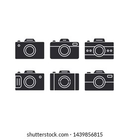 Camera Icon Set Vector Illustration Eps