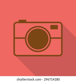 Camera icon, shadow