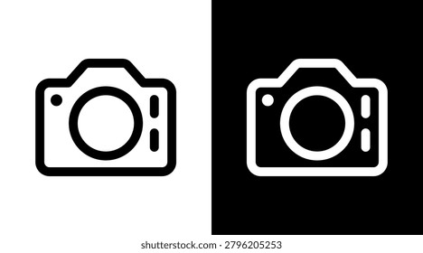 Camera Icon Sheet Black And White