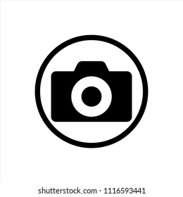 camera icon. sign design