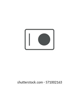 camera icon. sign design