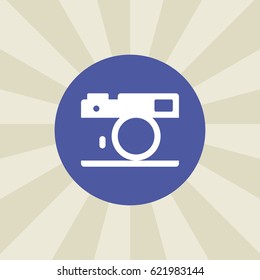 camera icon. sign design. background