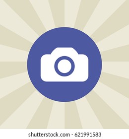 camera icon. sign design. background