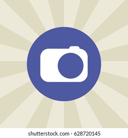 camera icon. sign design. background