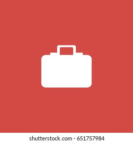 camera icon. sign design. red background