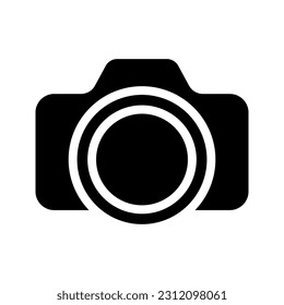Camera icon. sign for mobile concept and web design. vector illustration