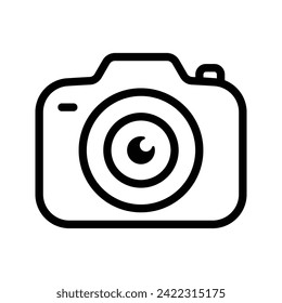 Camera icon. sign for mobile concept and web design. vector illustration