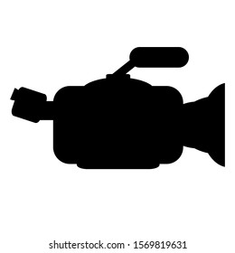 Camera icon sign on white background. Vector illustration.