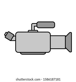 Camera icon sign on white background. Vector illustration.