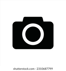 Camera icon. Camera icon sign and symbol for apps and websites. Vector illustration.