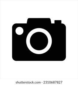 Camera icon. Camera icon sign and symbol for apps and websites. Vector illustration.