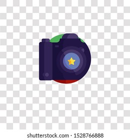 camera icon sign and symbol. camera color icon for website design and mobile app development. Simple Element from happiness collection for mobile concept and web apps icon.