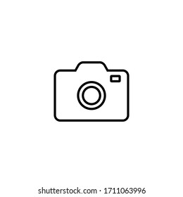 camera icon, camera sign and symbol vector design