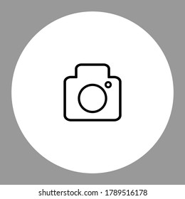 Camera icon sign vector,Symbol, logo illustration for web and mobile