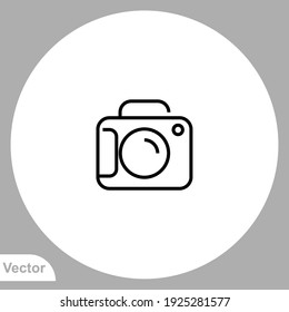 Camera icon sign vector,Symbol, logo illustration for web and mobile