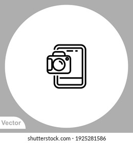 Camera icon sign vector,Symbol, logo illustration for web and mobile