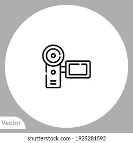 Camera icon sign vector,Symbol, logo illustration for web and mobile