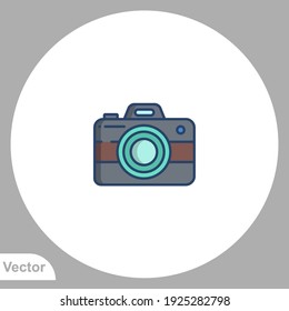 Camera icon sign vector,Symbol, logo illustration for web and mobile
