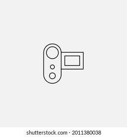 Vector de signo de icono de cámara,Símbolo, ilustración de logotipo para web y móvil