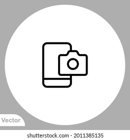 Camera icon sign vector,Symbol, logo illustration for web and mobile