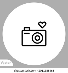 Camera icon sign vector,Symbol, logo illustration for web and mobile