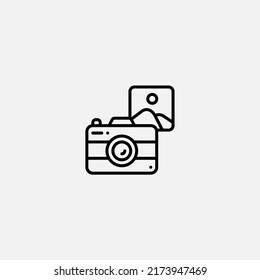 Camera icon sign vector,Symbol, logo illustration for web and mobile