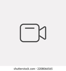 Vector de signo de icono de cámara,Símbolo, ilustración de logotipo para web y móvil
