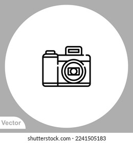 Camera icon sign vector,Symbol, logo illustration for web and mobile