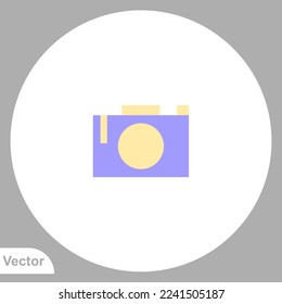 Camera icon sign vector,Symbol, logo illustration for web and mobile