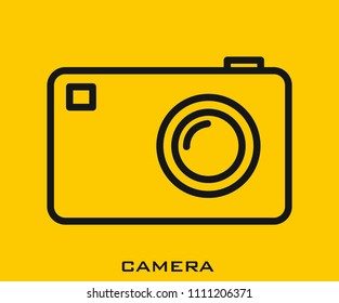 Camera icon signs