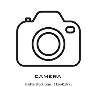 Camera icon signs