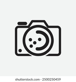 Camera icon signs vector Camera logo photographer logo