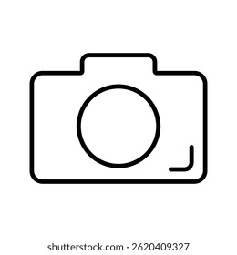 camera icon simple black line symbol