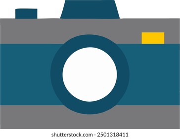 Camera icon, simple design of a camera