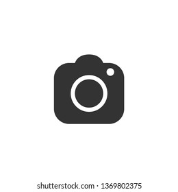 Camera icon in simple design. Vector illustration