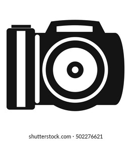 Camera icon. Simple illustration of camera vector icon for web