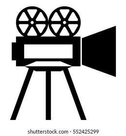 Camera icon. Simple illustration of camera vector icon for web