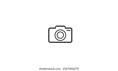 Camera icon simple 
camera photo snapshot capture photograph on white background.