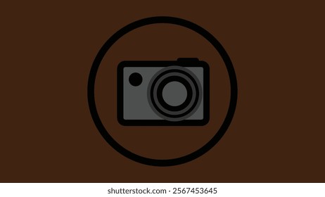 Camera icon simple camera photo snapshot capture photograph, simple icon.