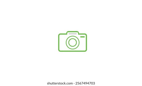 Camera icon simple camera photo snapshot capture photograph, simple icon on white background.