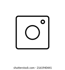 Camera icon. Social media sign icon. Vector illustration.