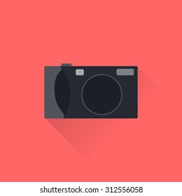 Camera icon. Stock vector.