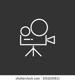 Camera icon, stock vector, eps10.